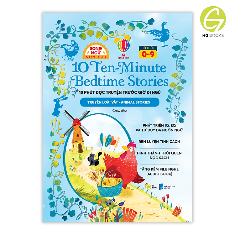 Song Ngữ - 10 Phút Đọc Truyện Trước Giờ Đi Ngủ: Truyện Loài Vật - Giúp Bé Phát Triển IQ và EQ - Ảnh 2