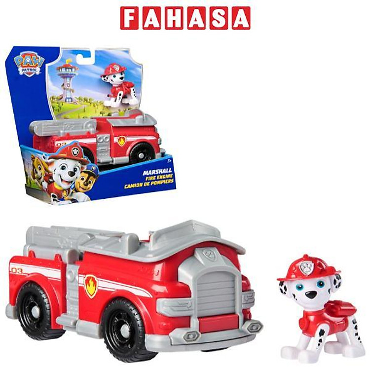 Mua tại Tiki: Đồ Chơi Xe Cứu Hộ Paw Patrol Marshall Chính hãng Tiết kiệm