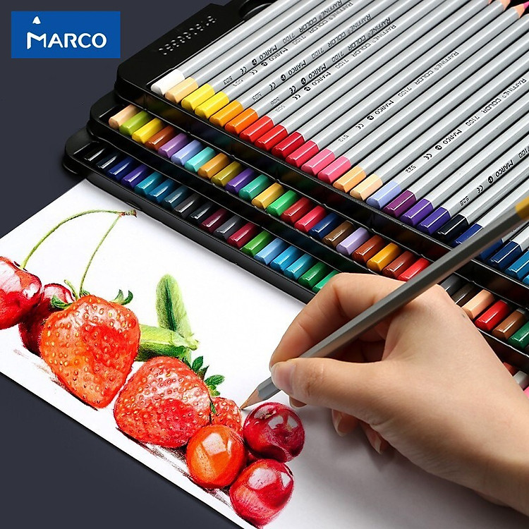 Hộp Bút Chì Màu Nước Marco Raffine 7120 (72 màu) - Ảnh 2