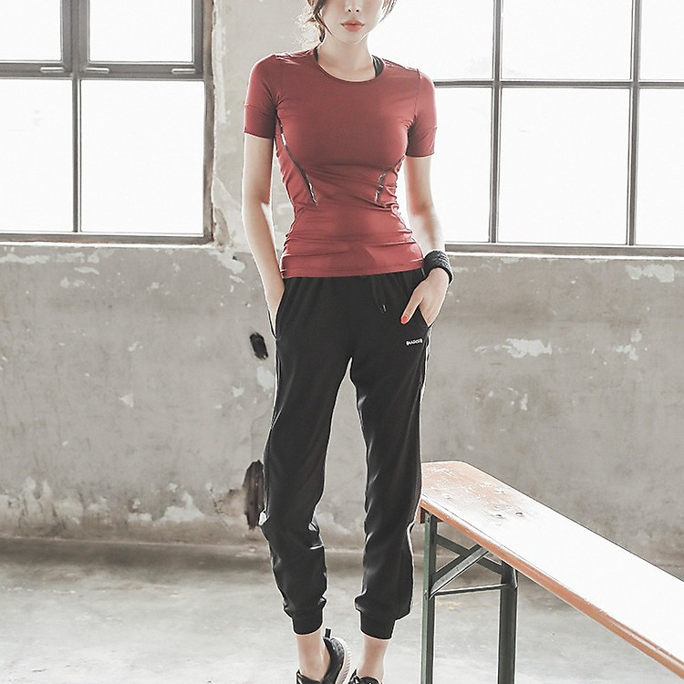 Bộ quần áo tập gym yoga 2 mảnh phong cách hàn quốc vnsr03