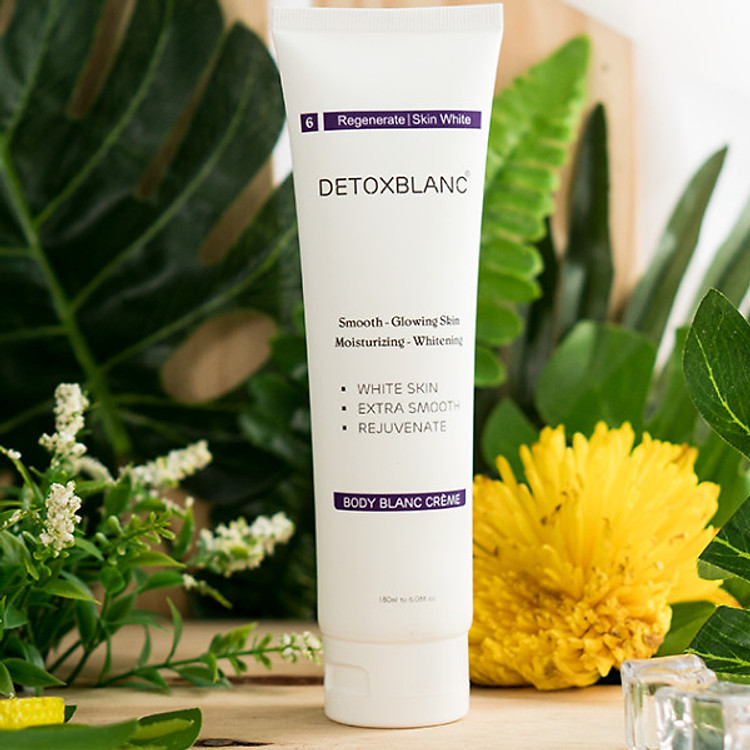 Combo Detox BlanC Tắm Trắng Da Mặt Và Body