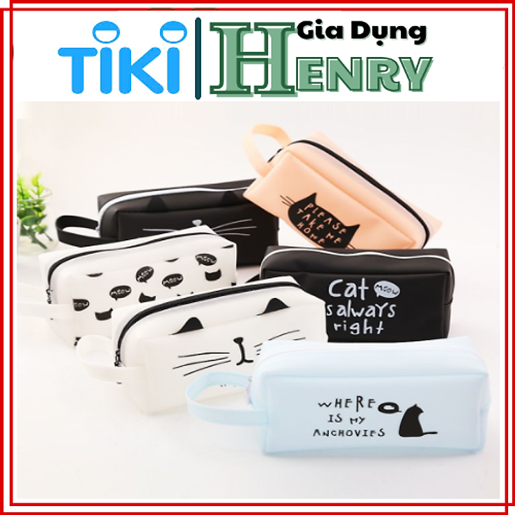Hộp Đựng Bút Hình Mèo Dễ Thương