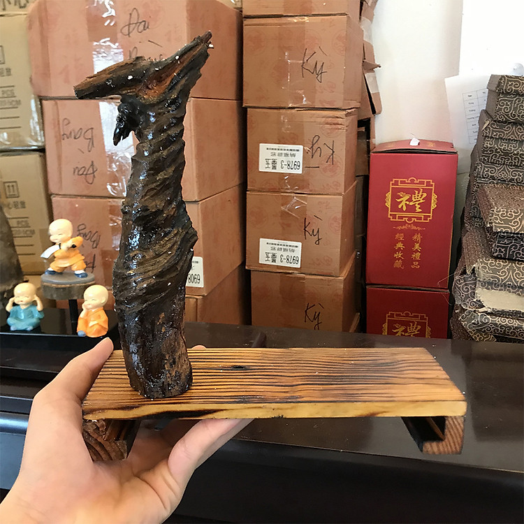 Đế để tượng bằng gỗ tự nhiên vật phẩm phong thủy trang trí nhà cửa