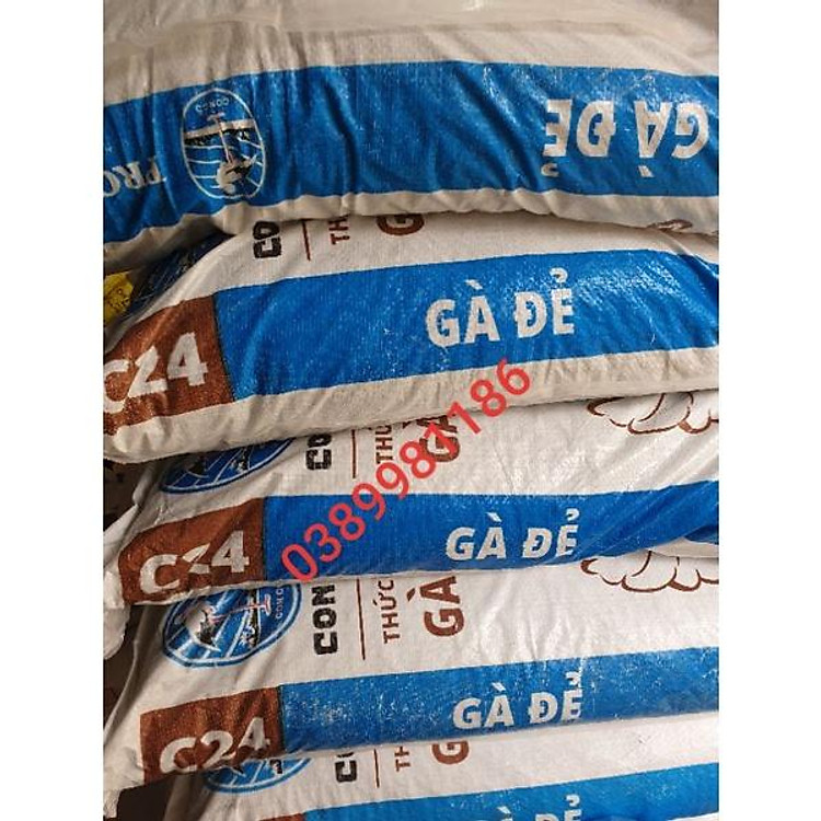 Thức ăn hỗn hợp cho gà đẻ, dùng làm mồi trộn câu cá, cám chim C24