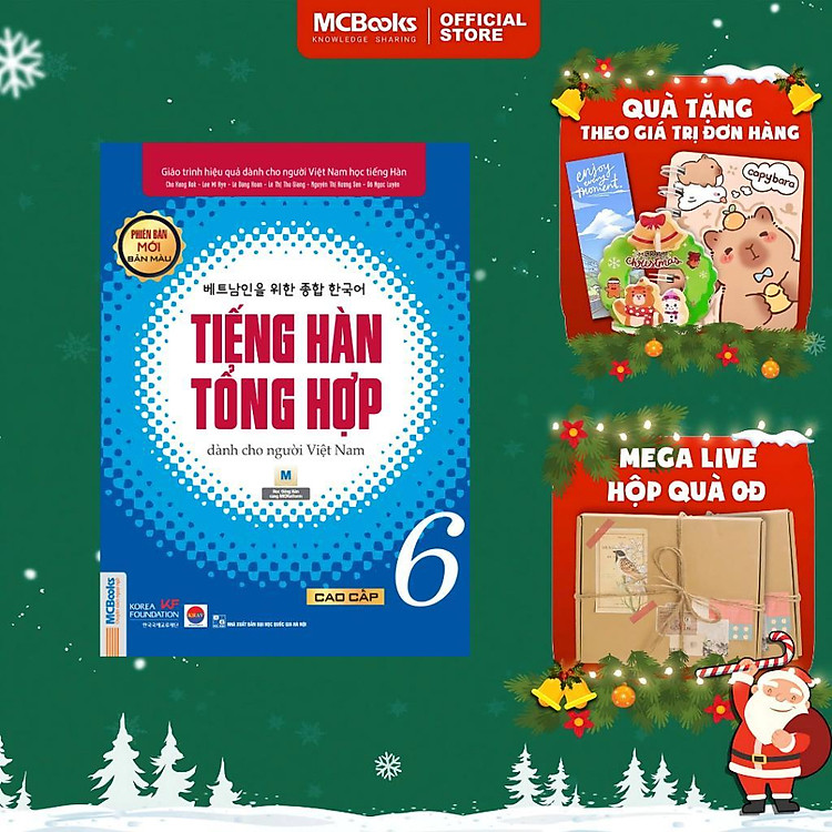 Giáo Trình Tiếng Hàn Tổng Hợp Cao Cấp 6 – Bản Màu
