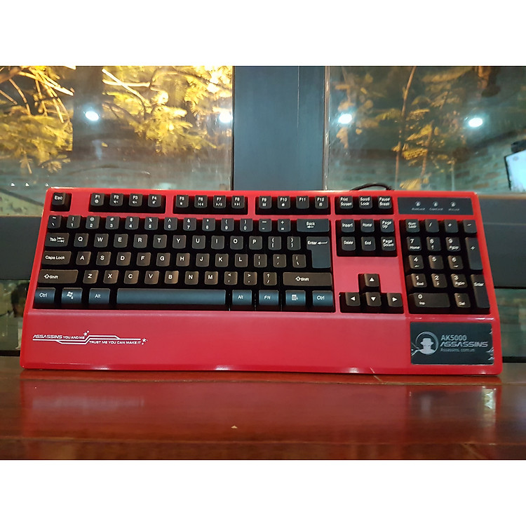 Bàn phím văn phòng có dây Assassins AK5000 - Hàng chính hãng, mới 100%