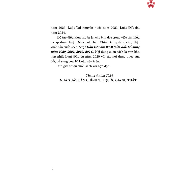Luật Đầu Tư Năm 2020 (Sửa Đổi, Bổ Sung Năm 2020, 2023, 2024) - Ảnh 3
