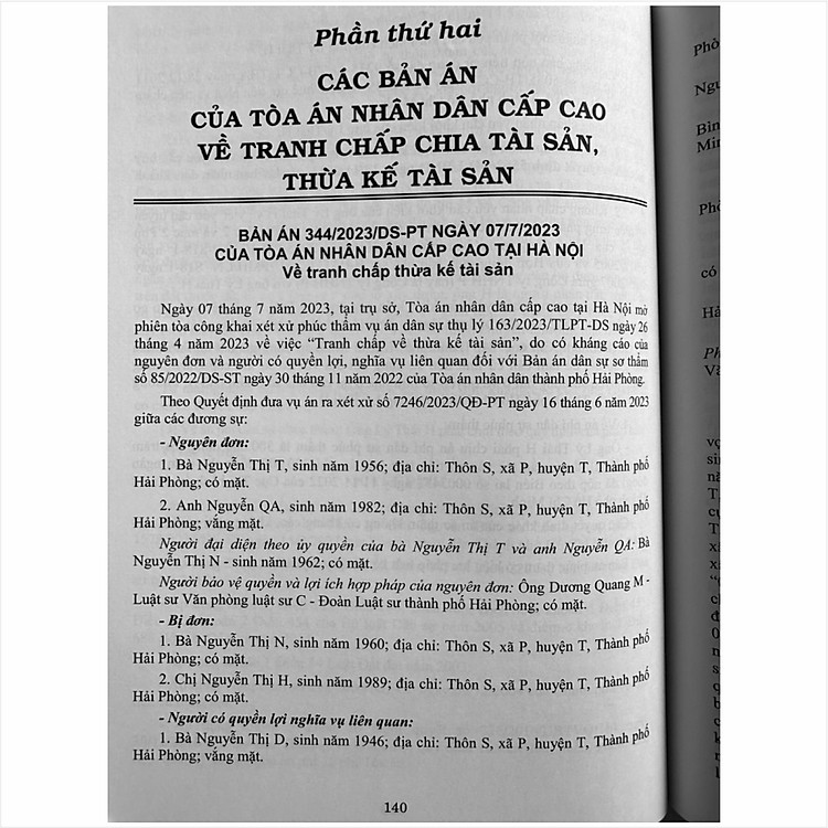 Tuyển Tập Các Bản Án Của Tòa Án Nhân Dân Cấp Cao Về Dân Sự và Tố Tụng Dân Sự - Ảnh 4