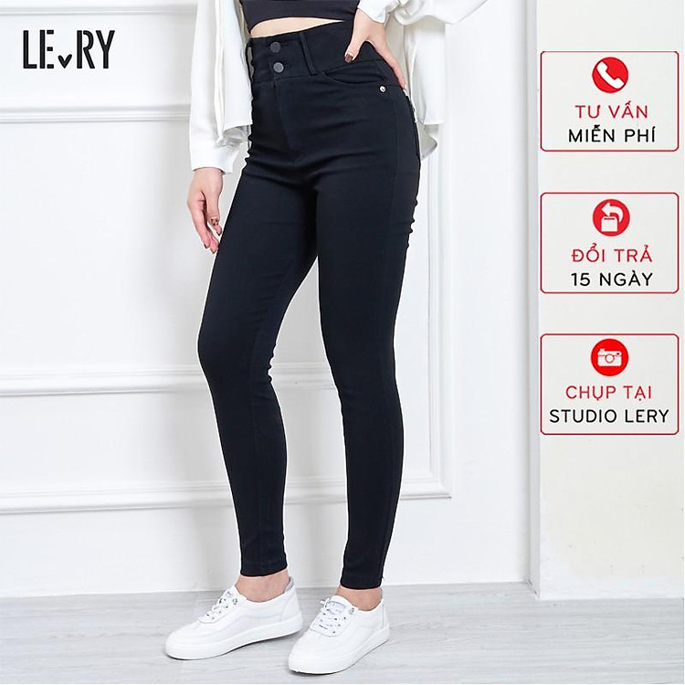 Quần jean nữ bó sát must-have JEA-01 - LERY Factory