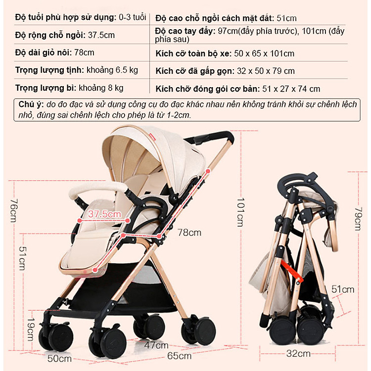 Xe Đẩy Em Bé Cao Cấp Belecoo Chính hãng Giá rẻ - Hình ảnh 4