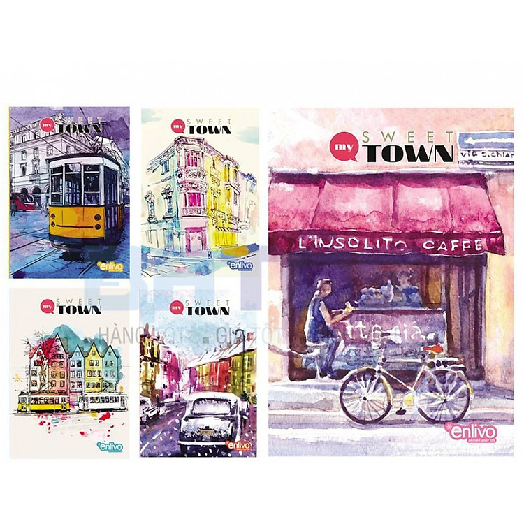 Combo 10 vở Enlivo 120 tr đóng gáy (Mua 10 tặng 5)