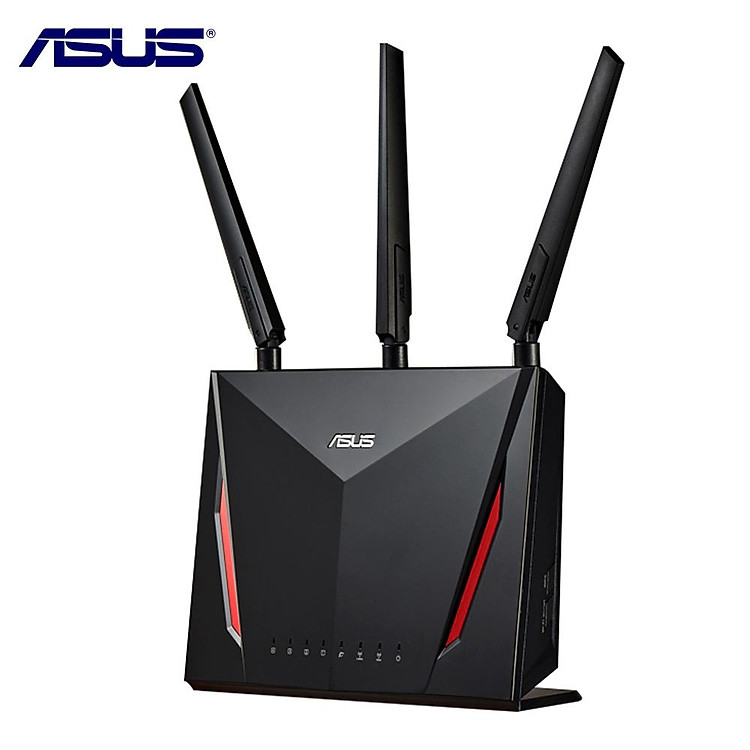 ASUS RT-AC86U AC2900 Bộ định tuyến chơi game Gigabit Wifi Gigabit với Mu-Mimo Bộ định tuyến Internet không dây thông minh Hỗ trợ Aimesh