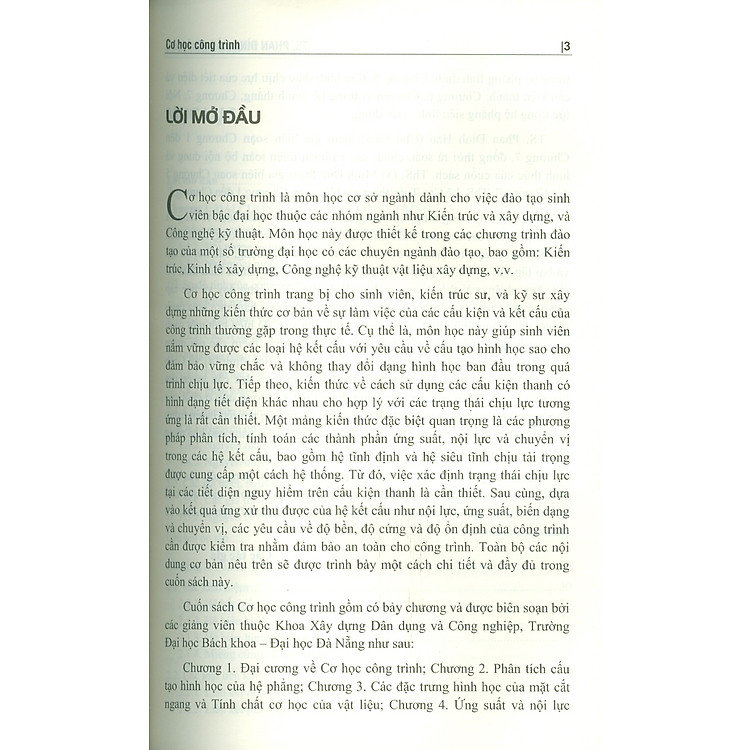 Cơ Học Công Trình - TS. Phan Đình Hào (Chủ biên) - Ảnh 3