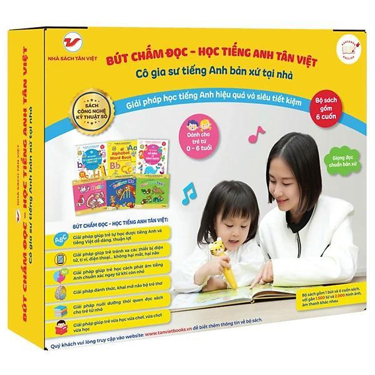 Bút Chấm Đọc – Học Tiếng Anh – Đánh Thức Năng Lực Phi Thường (Từ 0 – 6 Tuổi)