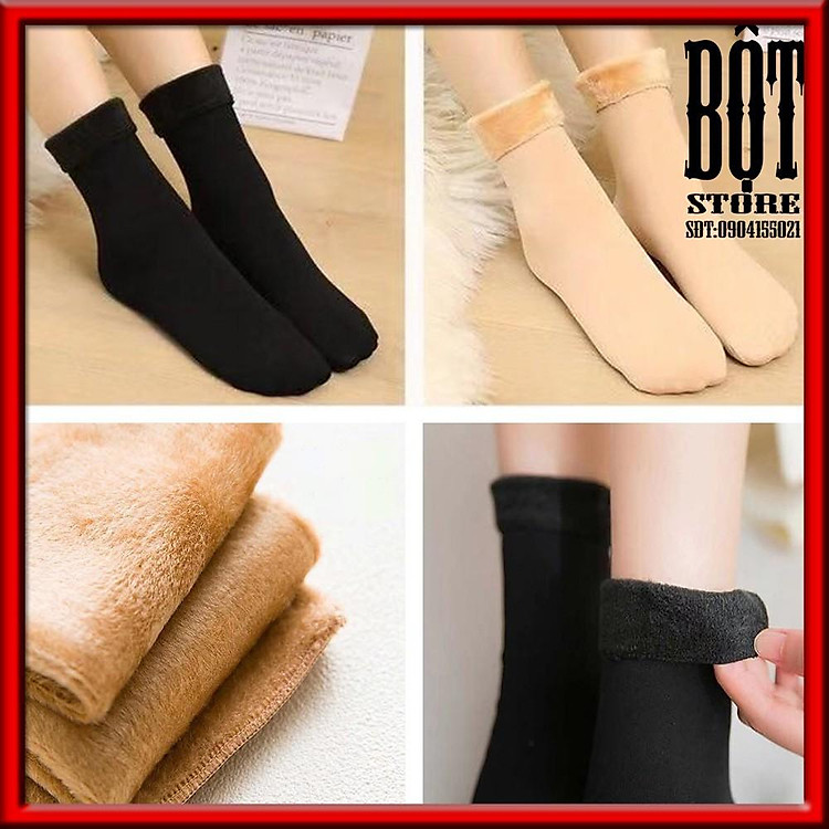 TẤT LÓT LÔNG NỮ CAO CỔ SIÊU ẤM