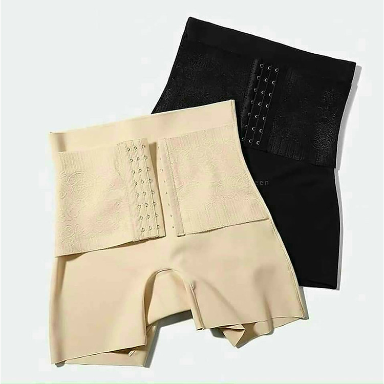 Quần gen su đúc nịt bụng kèm đai, quần gen bụng mặc trong váy gồm quần và đai nịt bụng