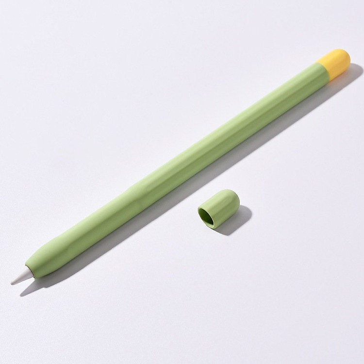 Bao Silicon Cao Cấp Kiểu Dáng Bút Chì Bảo Vệ Cho Bút Pencil Pro/ Apple Pencil 2 Kai.N Kèm Nắp Đậy_ Hàng Chính Hãng