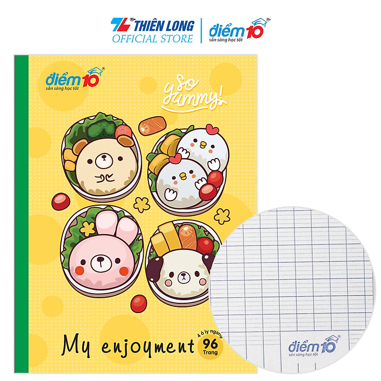 Bộ Tập Học Sinh 96 Trang 4 Ô Ly Ngang 70 gsm (5 quyển) - Ảnh 6