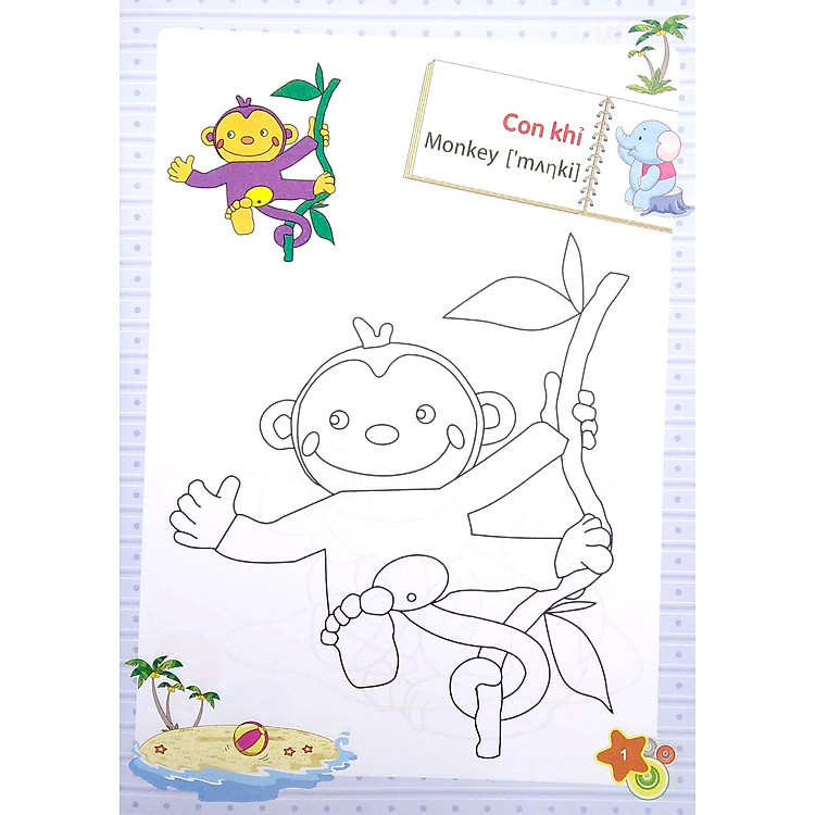 Dành Cho Trẻ Mầm Non - Tập Tô Màu Mẫu Giáo - Chủ Đề Động Vật (2022) - Ảnh 7