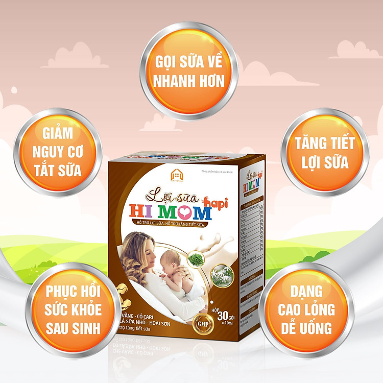 Mua Lợi sữa Hi Mom Hapi hỗ trợ tiết sữa Ưu đãi - Hình ảnh 3