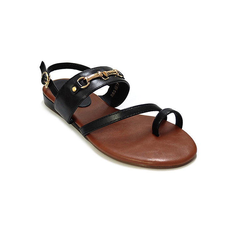 Giày Sandal Xỏ Ngón Khóa Kim Loại Sulily S02-III17DEN