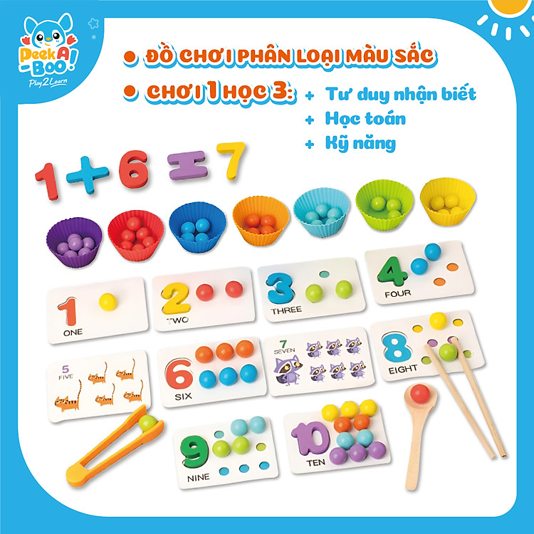 Mua Đồ Chơi Phân Loại Màu Sắc Peek A Boo Chính hãng Ưu đãi - Hình ảnh 3
