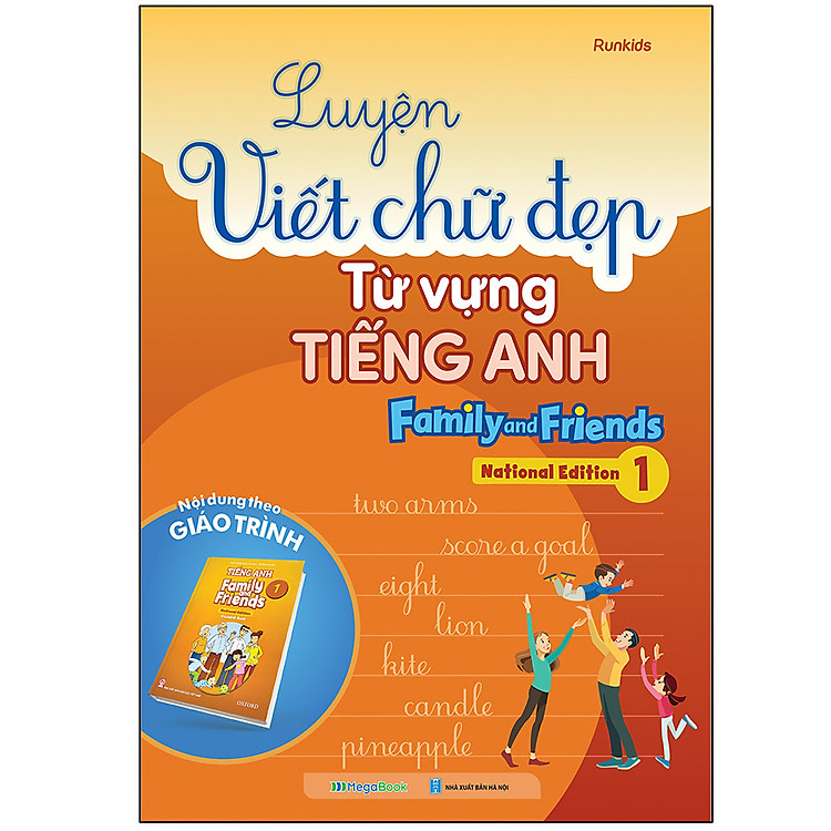 Newshop: Luyện viết chữ đẹp từ vựng Tiếng Anh Family and Friends - National Edition 1