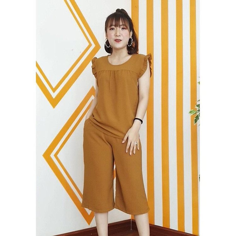 Đồ bộ lửng đũi, đồ bộ mặc nhà chất vải dầy mền, không xù lông ,mặc mát, thấm mồ hôi Size 48-65kg có co giãn