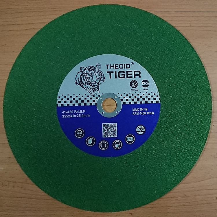 Đá cắt Tiger 3,5 tấc (Thùng giấy giấy 25 viên)