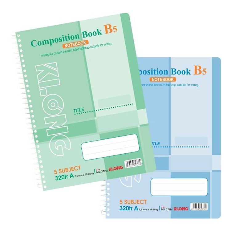 Sổ Lò Xo Đơn Klong B5 (320 trang) - Ảnh 2