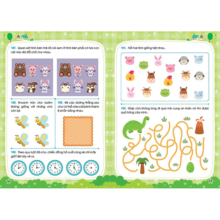 Sân Chơi Trí Tuệ - Trò Chơi Tư Duy Rèn Luyện Não Trái Não Phải Dành Cho Trẻ Từ 3-6 Tuổi - Ảnh 7