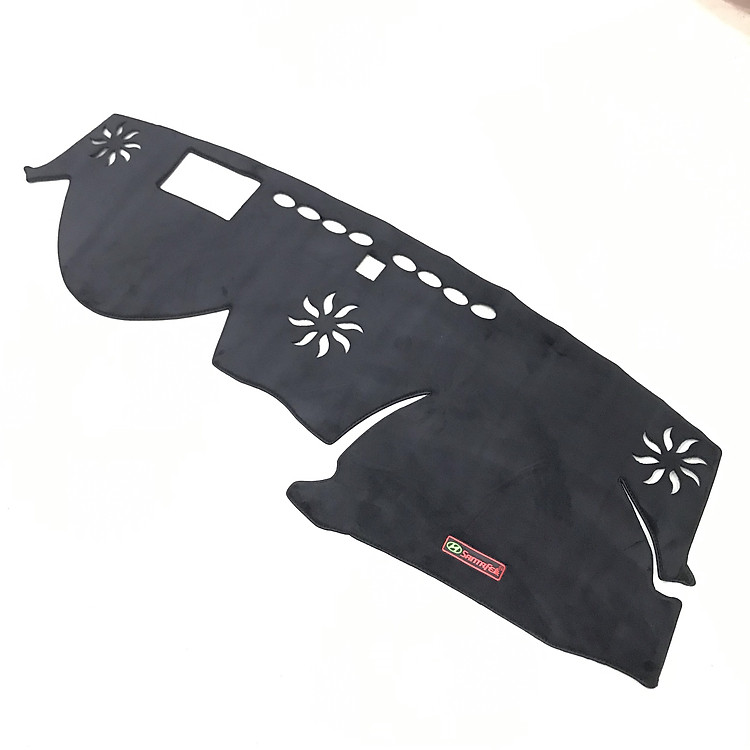 Thảm nhung taplo Cao cấp dành cho xe Hyundai Santafe 2019 ( Bản đủ có HUD hắt kính )