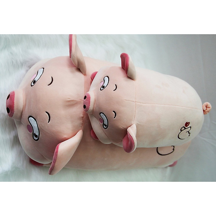 Gấu bông heo hồng liếc mắt dễ thương Chính hãng Giá tốt - Hình ảnh 5