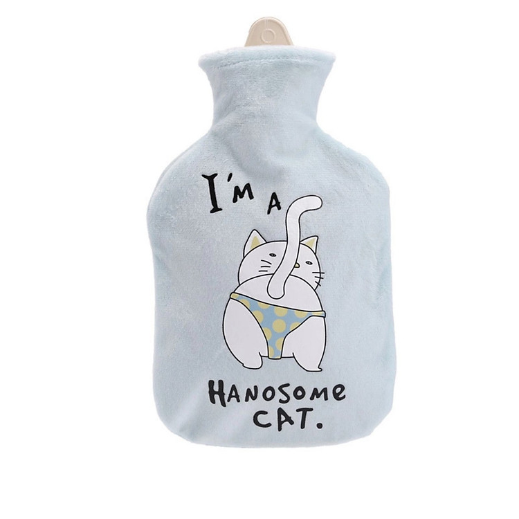 Túi Chườm Bụng Nóng Lạnh Đa Năng Big Size 1000ml - Màu sắc dễ thương.