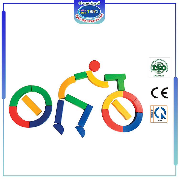 Đồ chơi gỗ Hộp xếp hình thể thao Chính hãng Giá rẻ