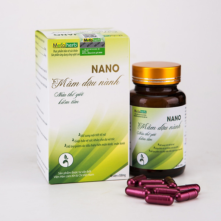 Thực Phẩm Chức Năng Tinh chất nano mầm đậu nành Metaherb