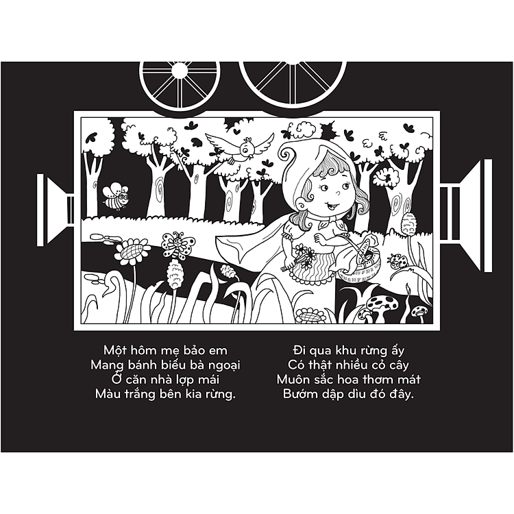 Tương Tác - Sách Chiếu Bóng - Cinema Book - Rạp Chiếu Phim Trong Sách - Cô Bé Quàng Khăn Đỏ - Ảnh 2