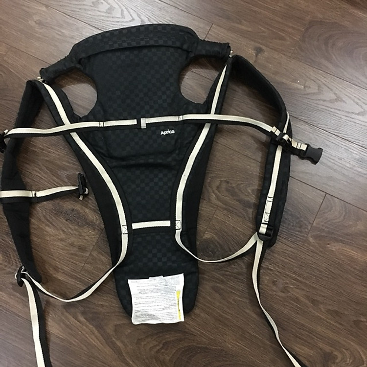 Địu Trẻ Em Aprica Pitta 39400 - Đen Chính hãng Ưu đãi - Hình ảnh 4