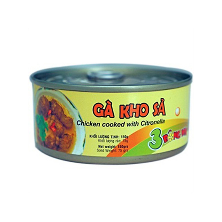 Combo 4 Gà Kho Sả 3 Bông Mai 150g