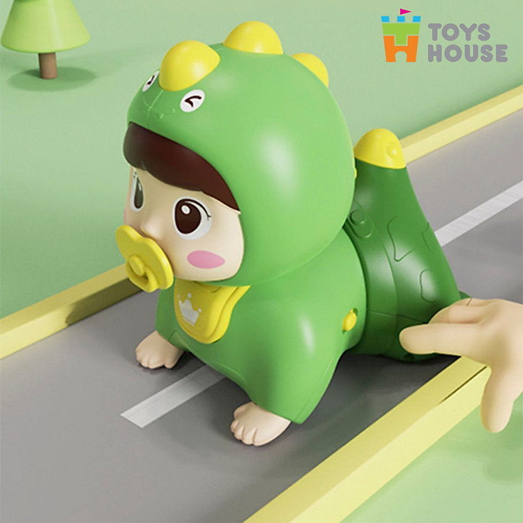 Búp bê tập bò có nhạc Toyshouse HE0709 Chính hãng Tiết kiệm - Hình ảnh 4