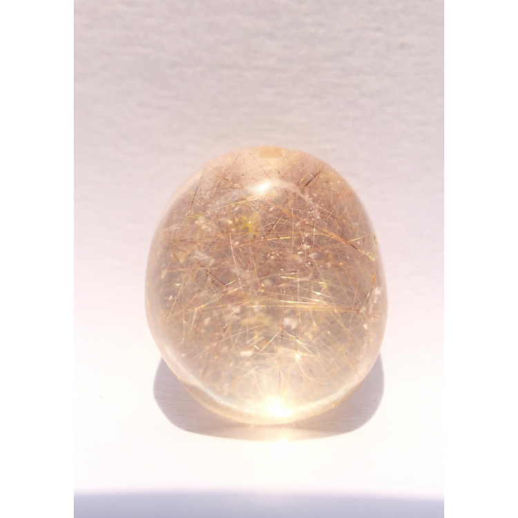 Mặt Dây Chuyền Thạch Anh Tóc Vàng nhỏ xinh NEJA Gemstones