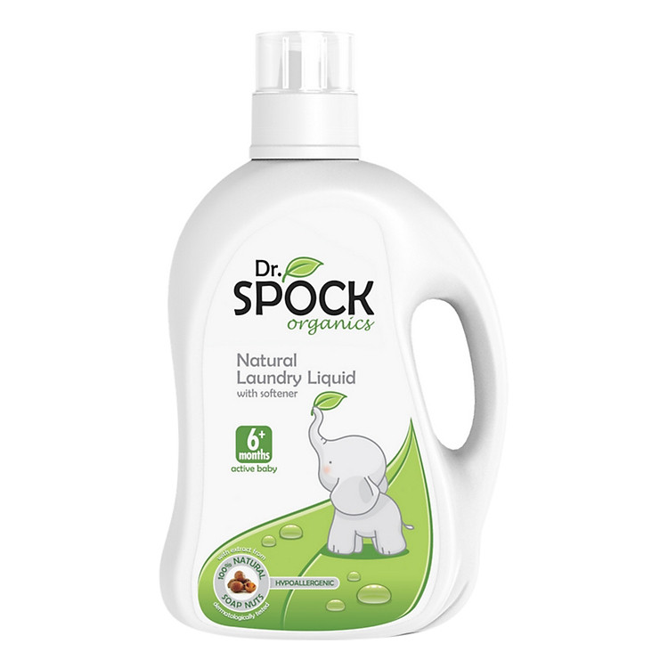 Nước Giặt Xả Hữu Cơ Dr. Spock Organics Dành Cho Bé Từ 6 Tháng (800ml)