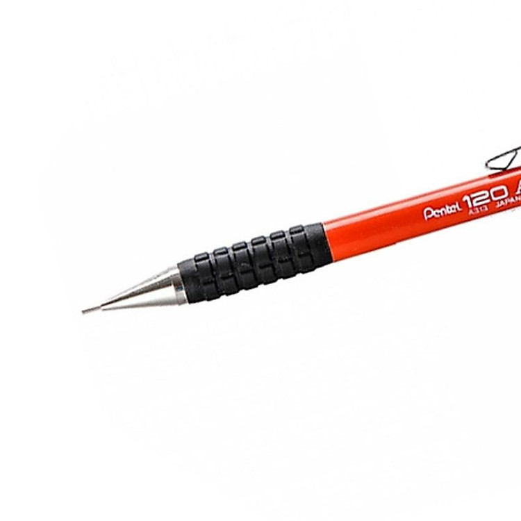 Bút Chì Kim Kỹ Thuật 0.3mm Pentel Grip A313 - Màu Đỏ - Ảnh 4