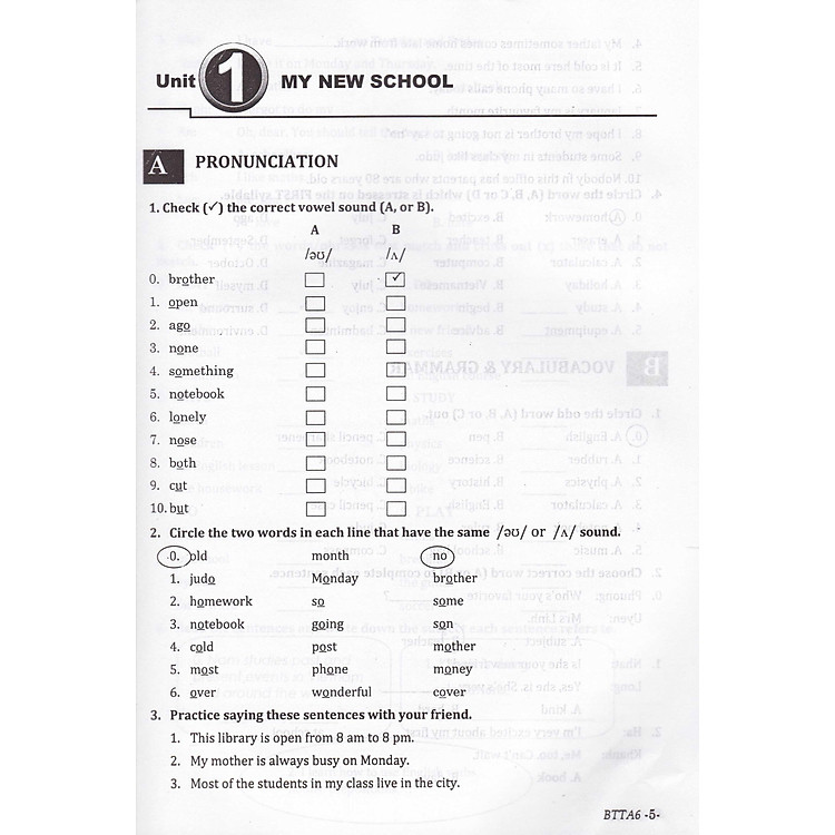 Bài Tập Tiếng Anh Lớp 6 - Ảnh 4