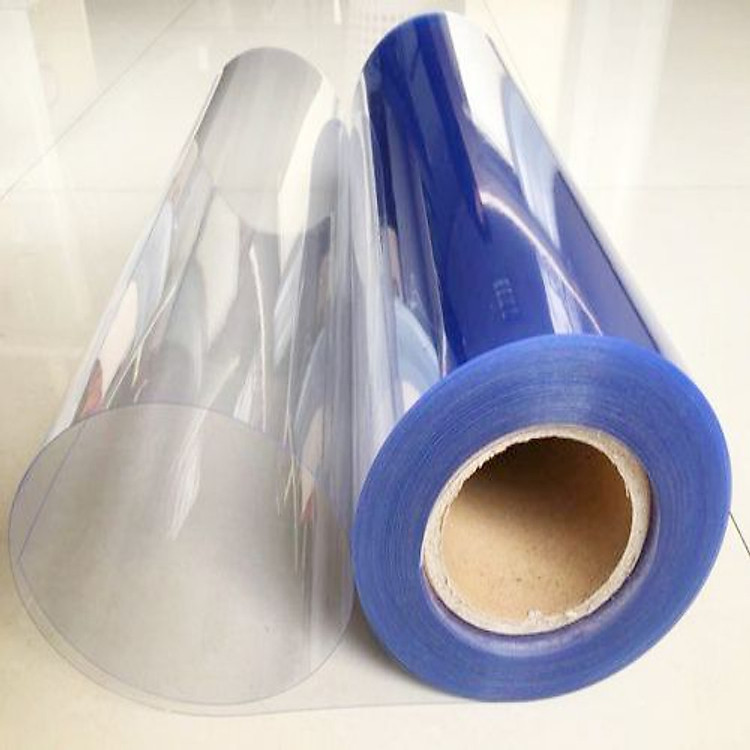 Màng nhựa PVC trong suốt loại cứng - kính nhựa làm tấm che, vách ngăn trong suốt - khổ 80cm