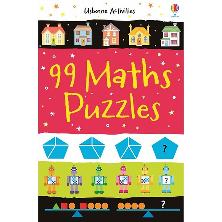 Sách tương tác tiếng Anh - Usborne 99 Maths Puzzles