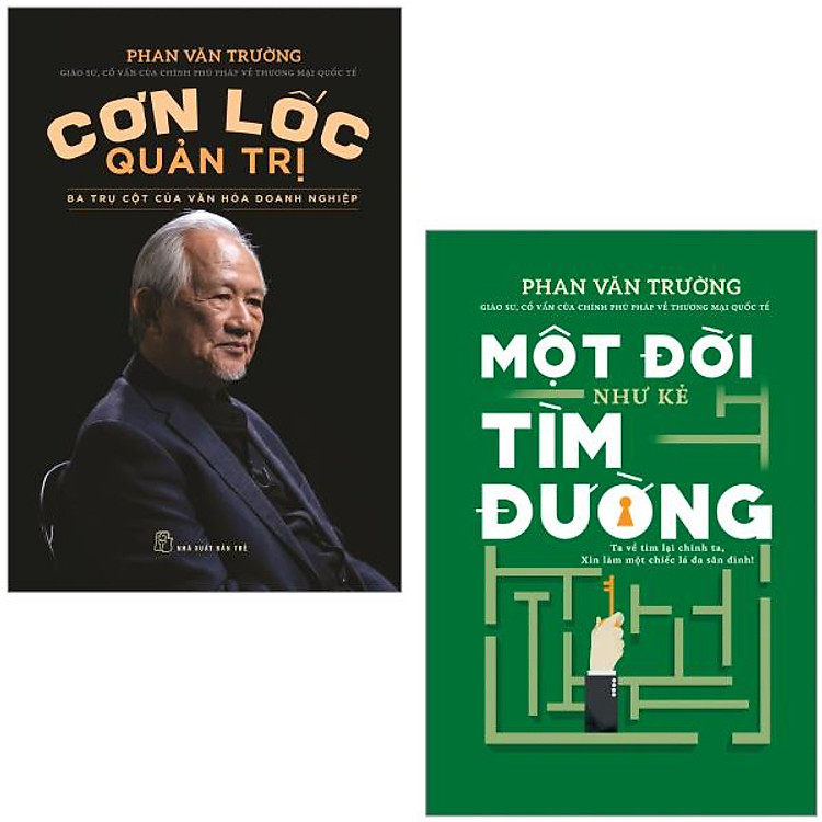 Combo Sách Cơn Lốc Quản Trị - Ba Trụ Cột Của Văn Hóa Doanh Nghiệp + Một Đời Như Kẻ Tìm Đường (Bộ 2 Cuốn)