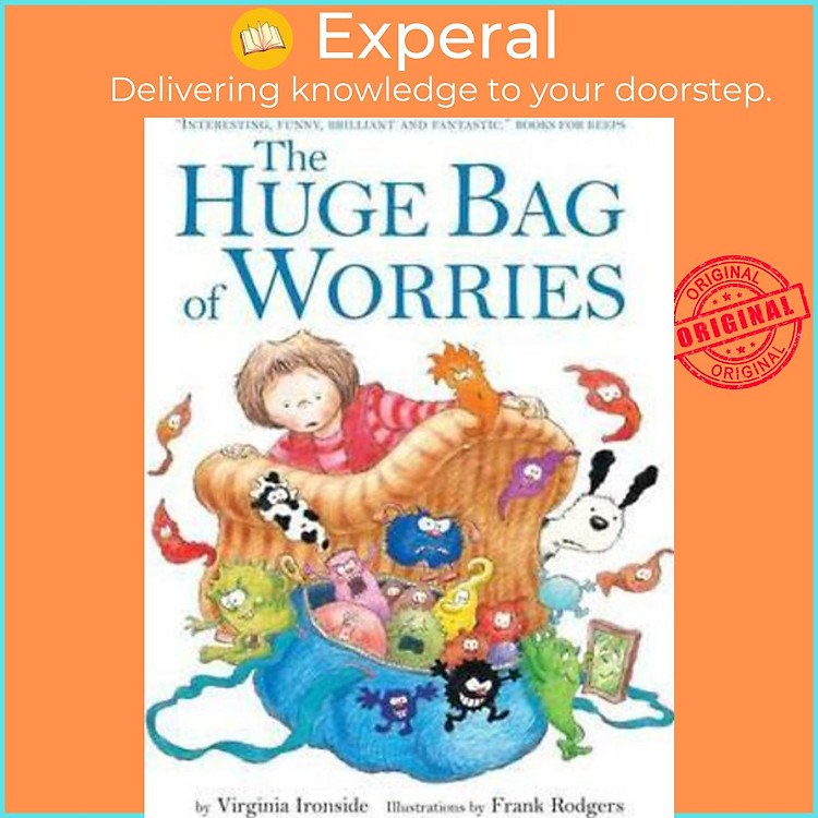 Sách - The Huge Bag of Worries by Virginia Ironside Frank Rodgers (UK edition, paperback)