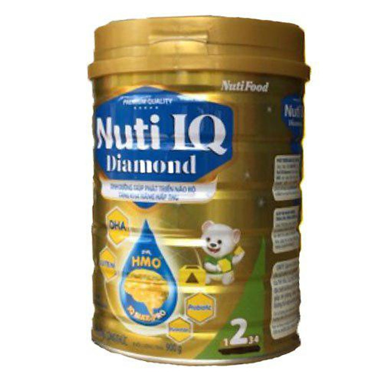 Sữa bột NUTI IQ Diamond số 2 cho trẻ từ 6-12 tháng - 900g