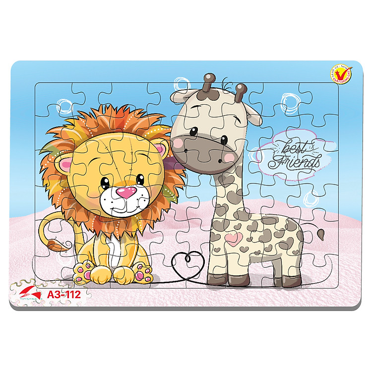 Mua tại Tiki: Xếp hình Tia Sáng Bạn Thân 48 Mảnh Chính hãng Ưu đãi